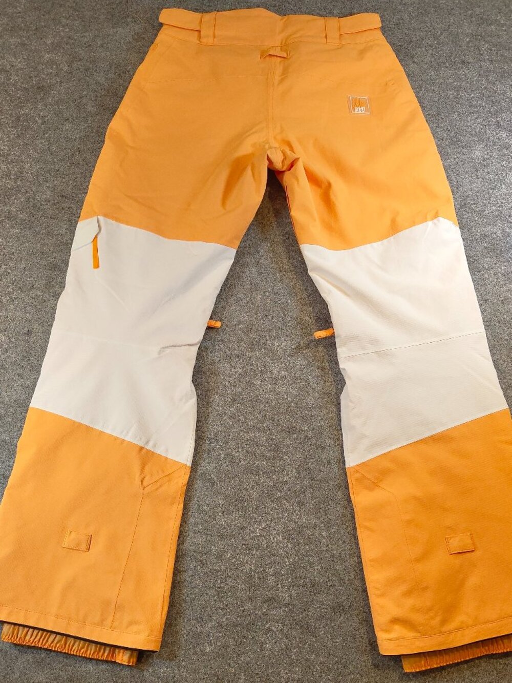 ROXY Chloe Kim DryFlight Snow Pants Women’s M Orange/White - Picture 7 of 8